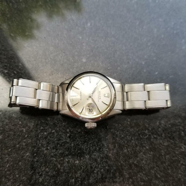 ROLEX Rare Oyster Perpetual Ladydate 6516 Automatic c.1961 Swiss Luxury