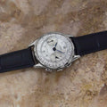 Olma Swiss Made Rare 1950s Men's Rare Stainless Steel Chronograph Watch