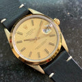 ROLEX Men's 18k & ss Oyster Perpetual Date 1550 Automatic, c.1980 Swiss