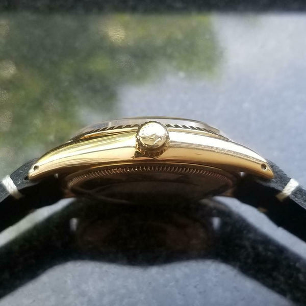 ROLEX Men's 18k Gold Oyster Perpetual 1002 Automatic, c.1966 Vintage