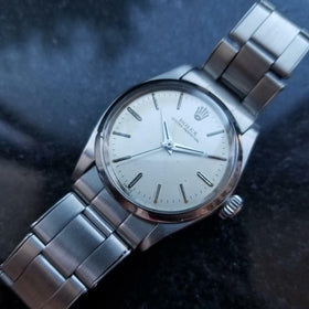 ROLEX  Oyster Perpetual 6548 all-stainless steel automatic, c.1958