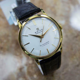 Seiko Marvel 1950s Manual Gold Plated Men's Vintage Japanese Dress Watch