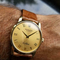 ROLEX Men's 18k Gold Cellini Geneve 5116 Hand-Wind, c.2005 Swiss Luxury