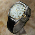 Rolex Ref 16013 Swiss Men's 18K Gold SS Diamond 36mm Watch sky blue 1979