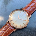 OMEGA Men's 18kt Rose Gold cal.491 Automatic Dress Watch, c.1950s Swiss