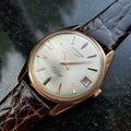 LONGINES Men's 18K Rose Gold Conquest 9041 Automatic w/Date c.1960s Swiss