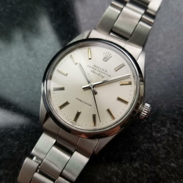 Rolex Vintage Air King Oyster Perpetual Precision 1970 Automatic Men Watch