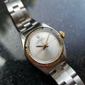 ROLEX 18K Gold & SS Ladies Oyster Perpetual 6724 Automatic c.1976 Swiss