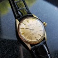 ROLEX 14K Solid Gold Oyster Perpetual 6551 Midsize Unisex Automatic c.1966