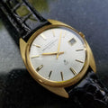 GIRARD PERREGAUX Men's 18K Solid Gold Gyromatic w/Date Dress Watch c.1960s