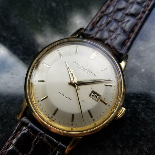 IWC Men's Solid 18K Gold Dress Watch cal.8531, Rare Swiss Luxury c.1960s