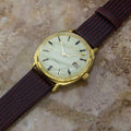 Bulova M8 1960s Swiss Made Mens Vintage Automatic Gold Plated Dress Watch