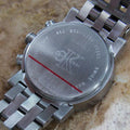 Calvin Klein Swiss Made Mens Stainless Steel c2000 Quartz Chronograph Watch