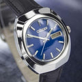 Citizen Vintage Mens Blue 17 Jewels Manual Wind 1970s Japanese Watch