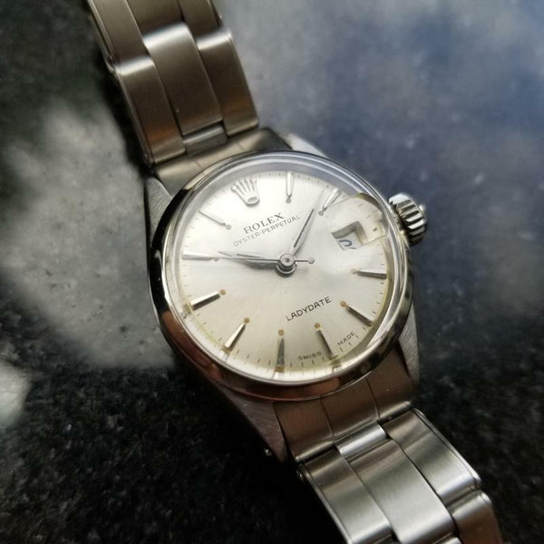 ROLEX Rare Oyster Perpetual Ladydate 6516 Automatic c.1961 Swiss Luxury