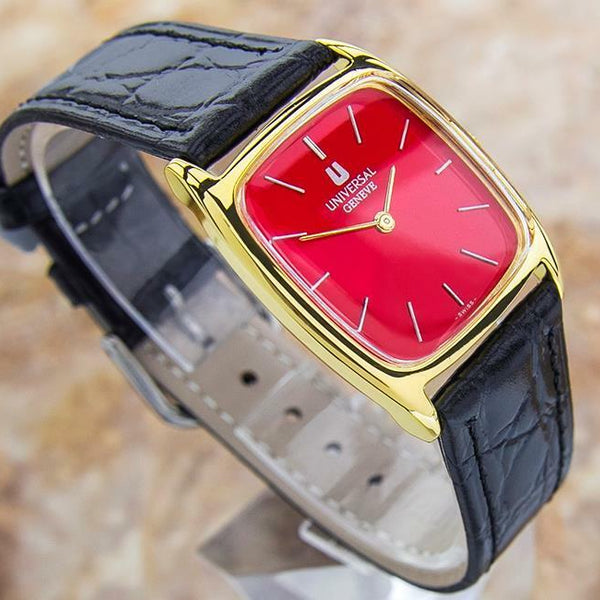 Universal Geneve Swiss Made Unisex Gold Plated Original Dress Watch c1960s