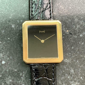 PIAGET Men's 18K Gold ref.9154 Hand-Wound Dress Watch c1960s Swiss Vintage