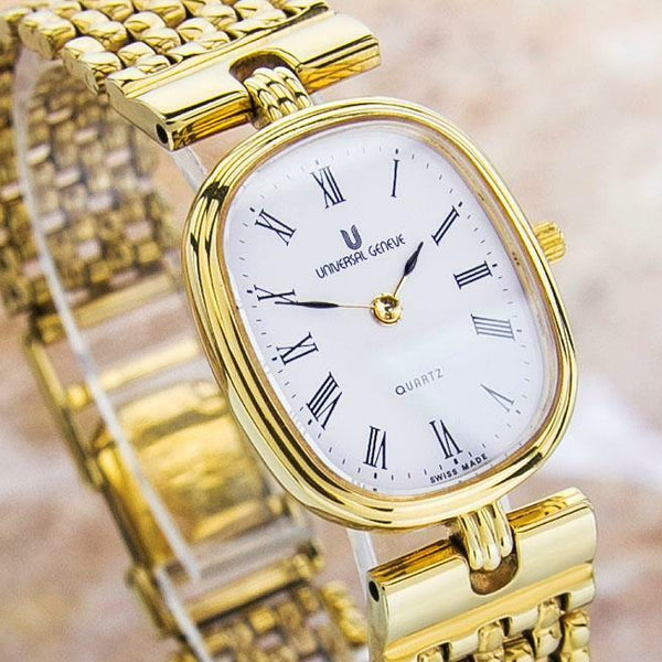 Universal Geneve Swiss Made Ladies Gold Plated Original Dress Watch C2000