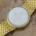 Elgin Swiss Made Ladies Gold Plated Luxurious 22mm Quartz Dress Watch