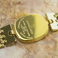 Rare Universal Geneve 523.612 Stainless Gold Pltd Quartz 2000s Ladies Watch