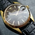 TUDOR Men's Gold-Plated Prince Oysterdate 9050 Automatic c.1960s Swiss