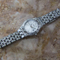 Bucherer Swiss Made Ladies Stainless Steel Luxury Quartz c 2000 Dress Watch