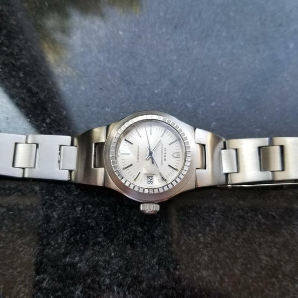 TUDOR All-Stainless Steel Ladies Princess Quartz Oysterdate, c.1980 Swiss