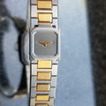 Longines Ladies 1980s Gold Plated Stainless Quartz Luxury Swiss Watch