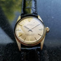 ROLEX 14K Solid Gold Oyster Perpetual 6551 Midsize Unisex Automatic c.1966