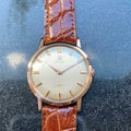 OMEGA Men's 18kt Rose Gold cal.491 Automatic Dress Watch, c.1950s Swiss