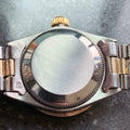 ROLEX Ladies 18K Gold & Steel Oyster Perpetual Date 6519 Automatic c.2000s