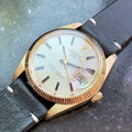 ROLEX Men's 14K Gold Oyster Date 1503 Automatic, c.1978 Swiss Vintage