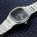 Bulova Mens Swiss Made Automatic Vintage Stainless Steel Watch circa 1970s