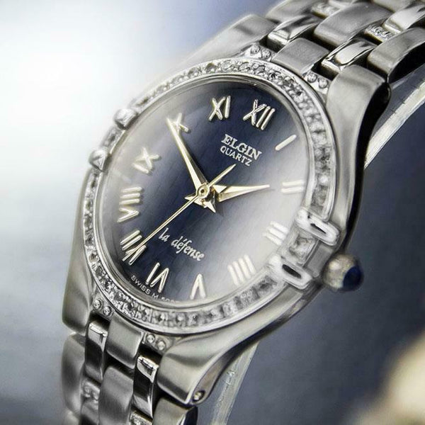 Elgin Ladies Swiss Made Luxury Quartz Unworn Beautiful Dress Watch c2000