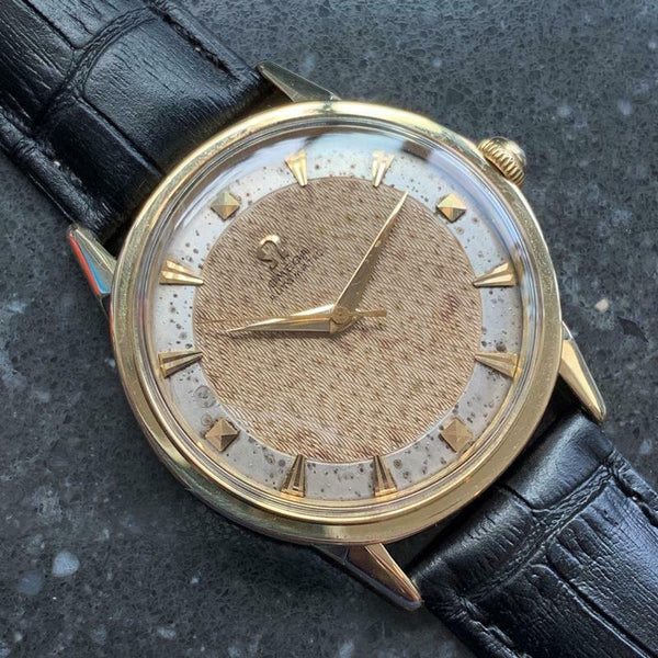 OMEGA Men's 18K Gold 2736 cal.354 Bumper Automatic, c.1950s, Swiss Vintage