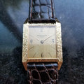 PATEK PHILIPPE Men's 18K Gold Gondolo 3491/2 Hand-Wind c.1970s Swiss Luxe