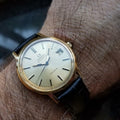 Omega 1970s Geneve Gold Plated Swiss 35mm Calibre 1012 Automatic Mens Watch