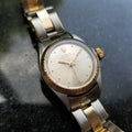 ROLEX Ladies 14K Gold & ss Oyster Perpetual 6804 Automatic, c.1969 Swiss