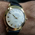 ULYSSE NARDIN Men's 18kt Solid Gold Automatic Dress Watch, c.1960s Swiss