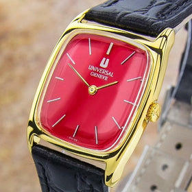 Universal Geneve Swiss Made Unisex Gold Plated Original Dress Watch c1960s