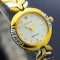 Bulova Ambassador Ladies Swiss Gold Plated Diamond Dress Watch c2000