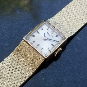 ROLEX Ladies 14kt Gold Cocktail Dress Watch, c.1960s Swiss Vintage Luxury