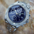 Tag Heuer Link Large Mens Chronograph Swiss Made Stainless St Watch c2010