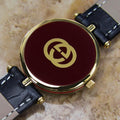 Gucci Swiss Made Original Unisex 30mm Luxury Gold Plated c2000 Quartz Watch