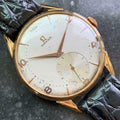 OMEGA Men's 18K Rose Gold cal.265 Hand-Wound Dress Watch, c.1950s Swiss